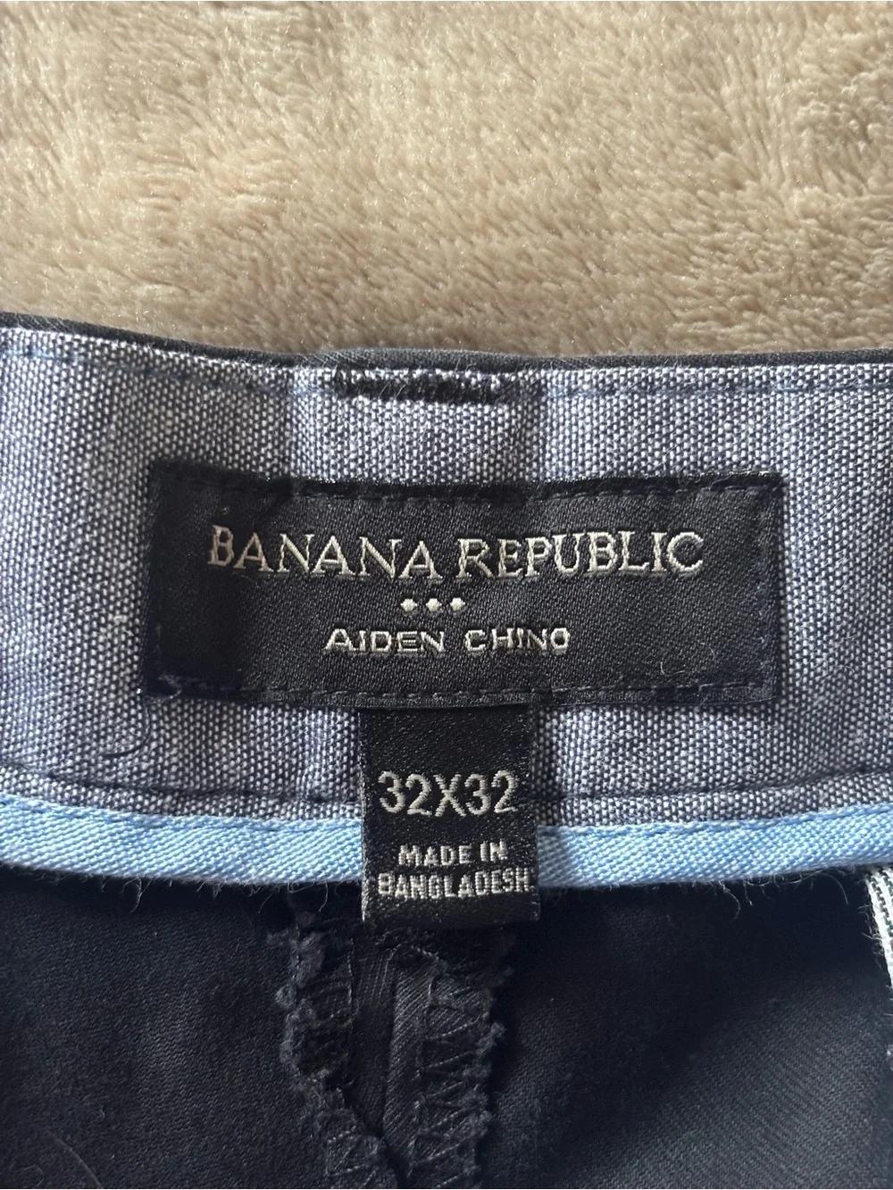 Banana Republic Men's Black Chinos - Aiden Chino